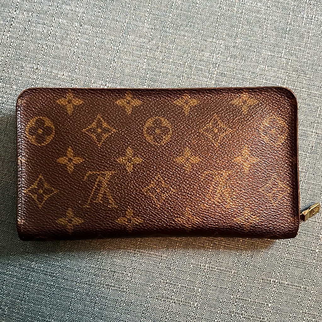 Louis Vuitton Monogram Zippy Long Zipper Wallet Purse
